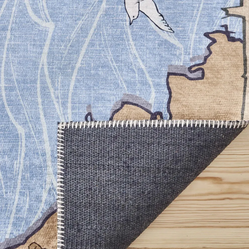 Karaca Kaşmir Halı Dekorativ Art Sea Kinderteppich 120x180 cm Multıfarben Clearance