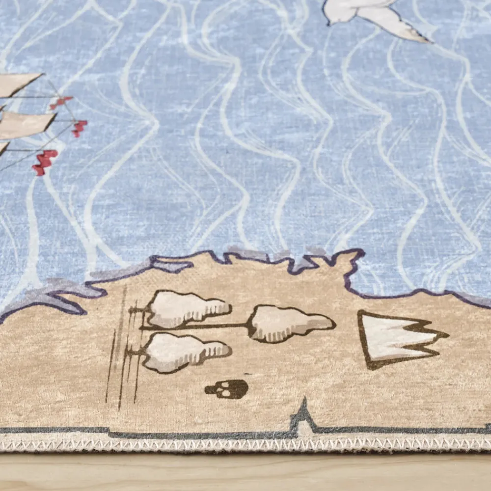 Karaca Kaşmir Halı Dekorativ Art Sea Kinderteppich 120x180 cm Multıfarben Clearance