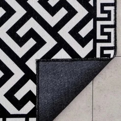 Karaca Kaşmir Halı Dekorativ Art Trend Canyon Teppich 160x230 cm Schwarz01 Outlet