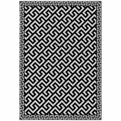Karaca Kaşmir Halı Dekorativ Art Trend Canyon Teppich 160x230 cm Schwarz01 Outlet