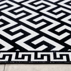 Karaca Kaşmir Halı Dekorativ Art Trend Canyon Teppich 160x230 cm Schwarz01 Outlet