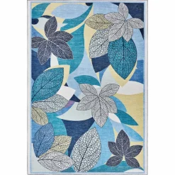 Karaca Kaşmir Halı Dekorativ Art Trend Leaf Teppich 160x230 cm Multıfarben New