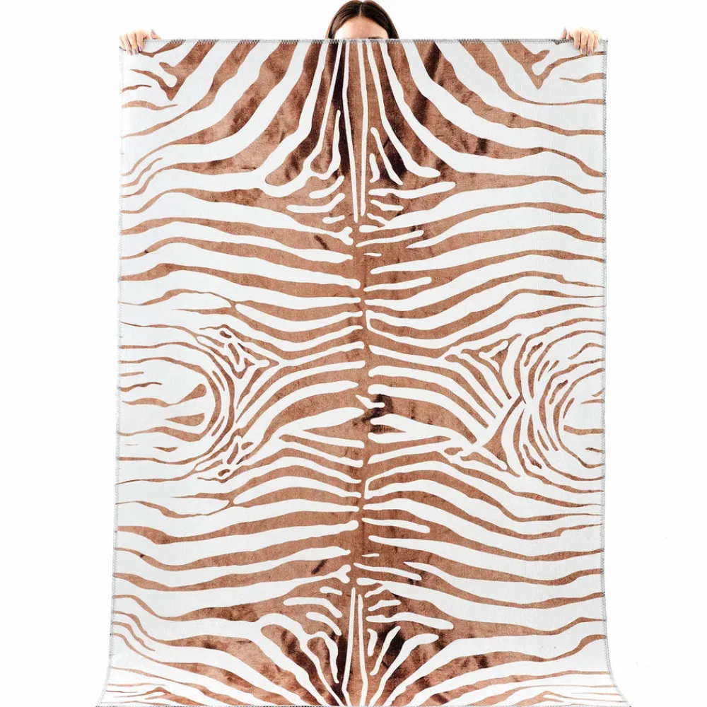 Karaca Kaşmir Halı Dekorativ Art Trend Snow Tiger Teppich 120x180 cm Multıfarben