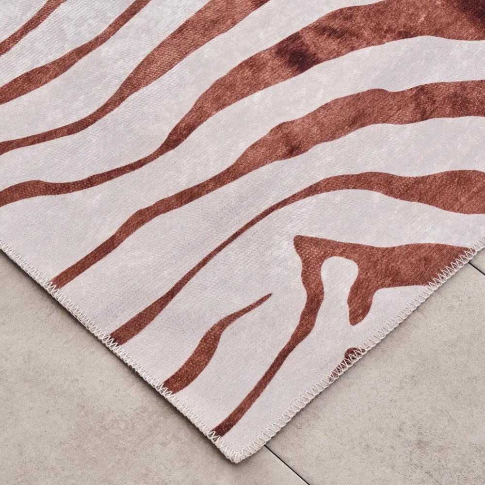Karaca Kaşmir Halı Dekorativ Art Trend Snow Tiger Teppich 120x180 cm Multıfarben