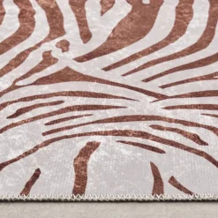 Karaca Kaşmir Halı Dekorativ Art Trend Snow Tiger Teppich 120x180 cm Multıfarben