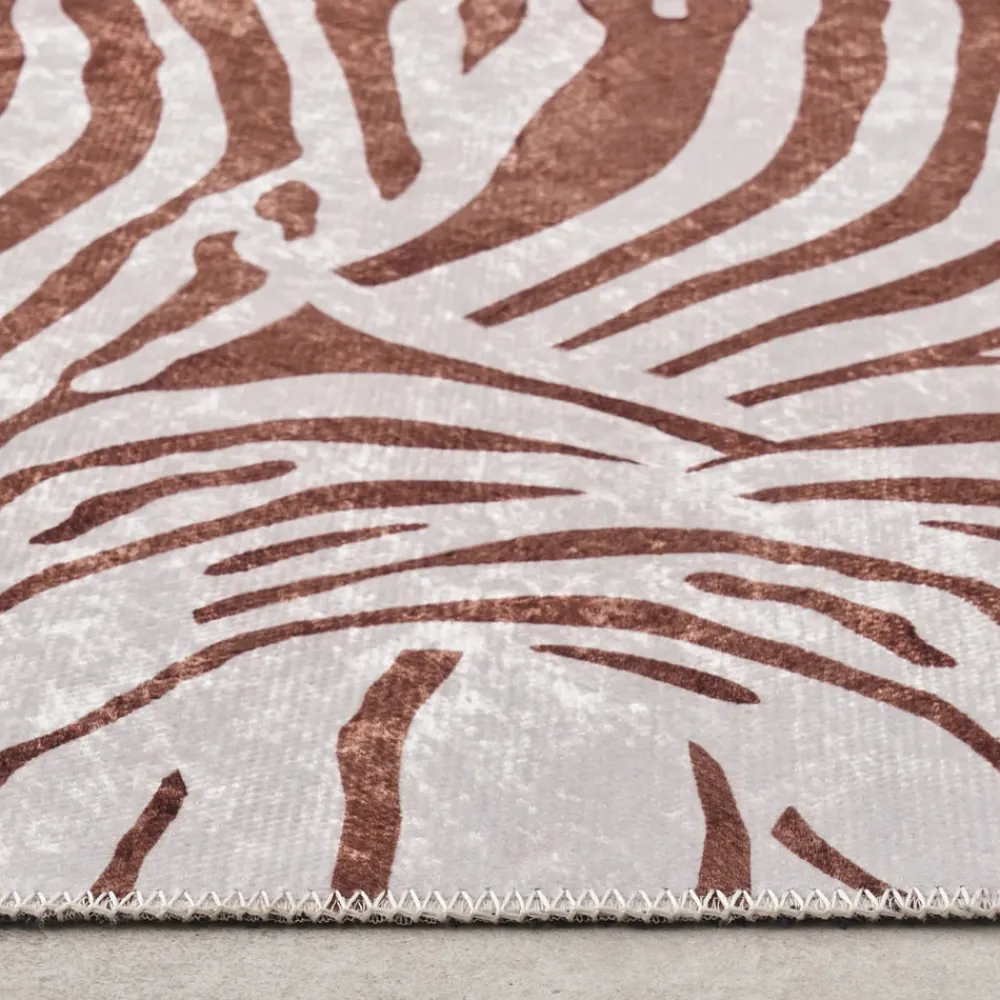 Karaca Kaşmir Halı Dekorativ Art Trend Snow Tiger Teppich 120x180 cm Multıfarben