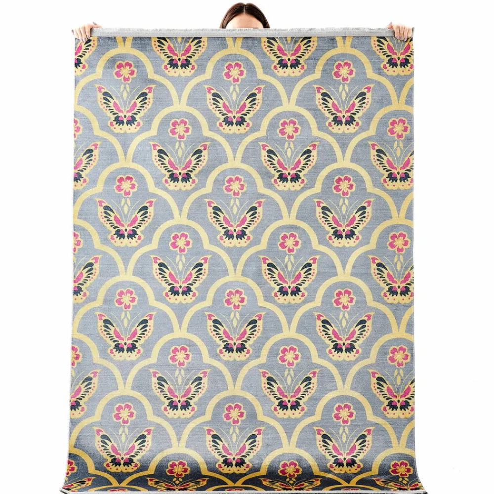Karaca Kaşmir Halı Dekorativ Art Trend ButterFly Teppich 160x230 cm Multıfarben Discount