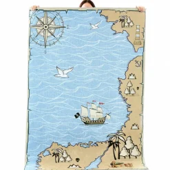Karaca Kaşmir Halı Dekorative Art Kinder/Jugendliche Meer, 80x150 cm Multıfarben Discount