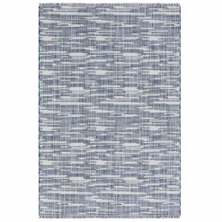 Karaca Kaşmir Halı Dogasever Recycelte Baumwollteppiche Ayaz 120x180 cm Blau01 New