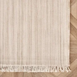 Karaca Kaşmir Halı Dogasever Recycelte Baumwollteppiche Lava 160x230 cm Beıge01 Clearance