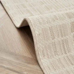 Karaca Kaşmir Halı Dogasever Recycelte Baumwollteppiche Regen 160x230 cm Beıge01 Discount