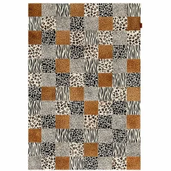 Karaca Kaşmir Halı Handgefertigt Safari Patch, 120x180 cm Multıfarben Outlet