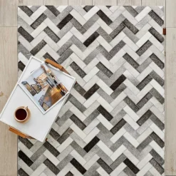 Karaca Kaşmir Halı Handgefertigtes Safari Parquet, 120x180 cm Multıfarben Discount