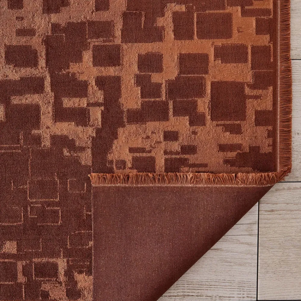 Karaca Kaşmir Halı Kadife Kuvars Terra Teppich 160x230 cm Terrakotta Online