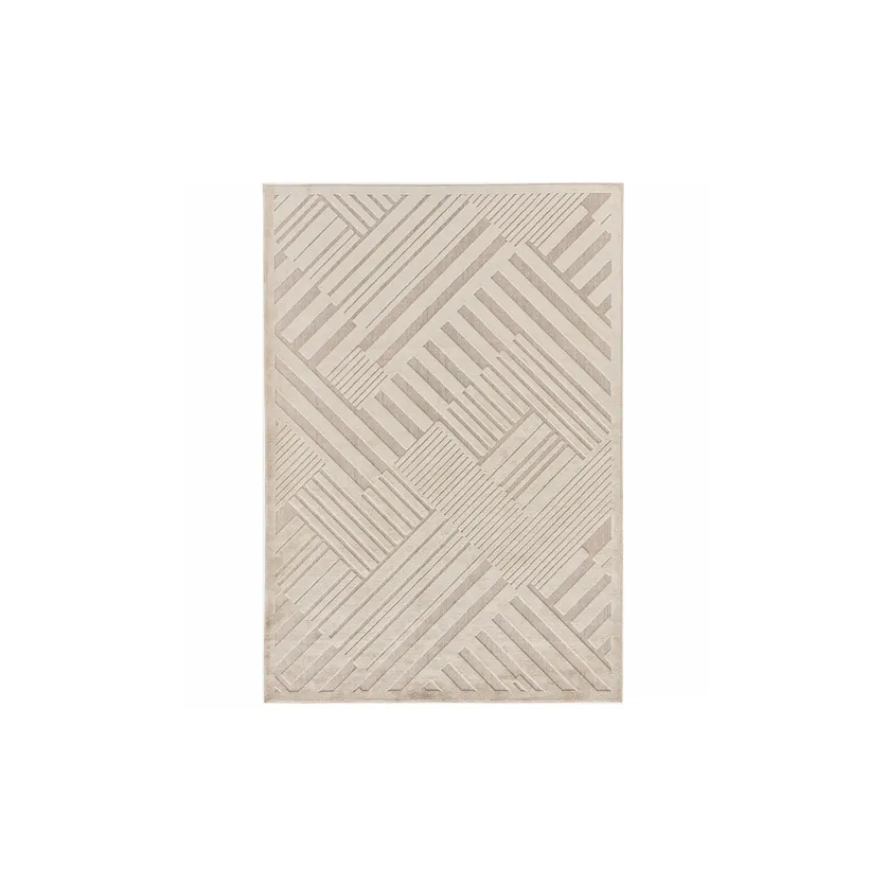 Karaca Kaşmir Halı Skandinavisch Bergen Teppich 200 cm x 290 cm Weıß01