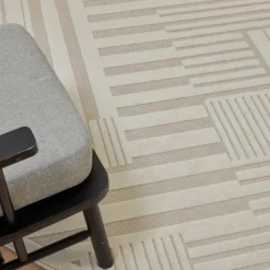 Karaca Kaşmir Halı Skandinavisch Bergen Teppich 120 cm x 180 cm Weıß01 Clearance