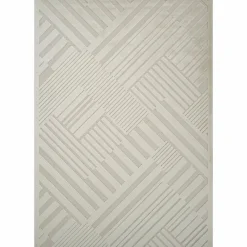 Karaca Kaşmir Halı Skandinavisch Bergen Teppich 120 cm x 180 cm Weıß01 Clearance