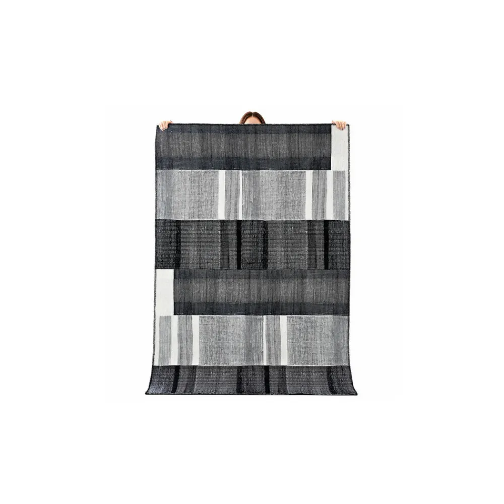 Karaca Kaşmir Halı Trend Deep Black Teppich 80 cm x 300 cm Schwarz01