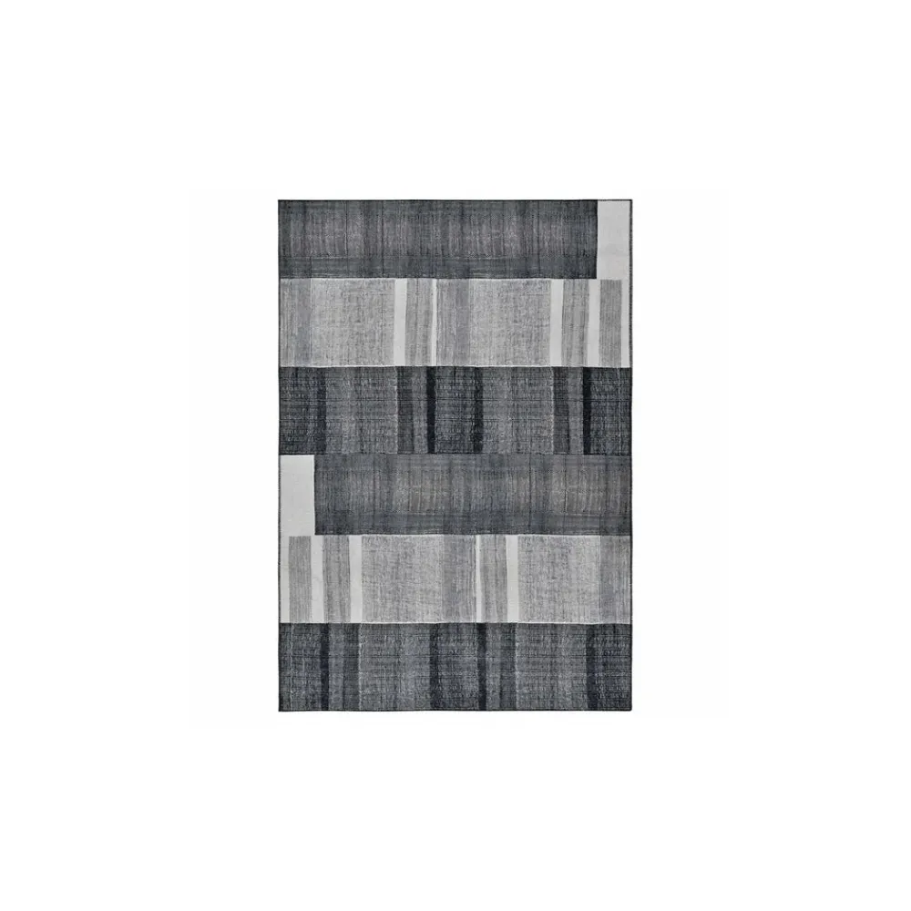 Karaca Kaşmir Halı Trend Deep Black Teppich 80 cm x 300 cm Schwarz01