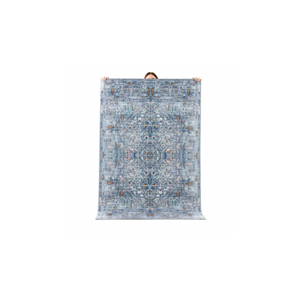 Karaca Kaşmir Halı Trend Peafowl Teppich 160 cm x 230 cm Grau02