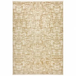 Karaca Kaşmir Halı Viskose Modern Lina, 120x180 cm Gelb Clearance