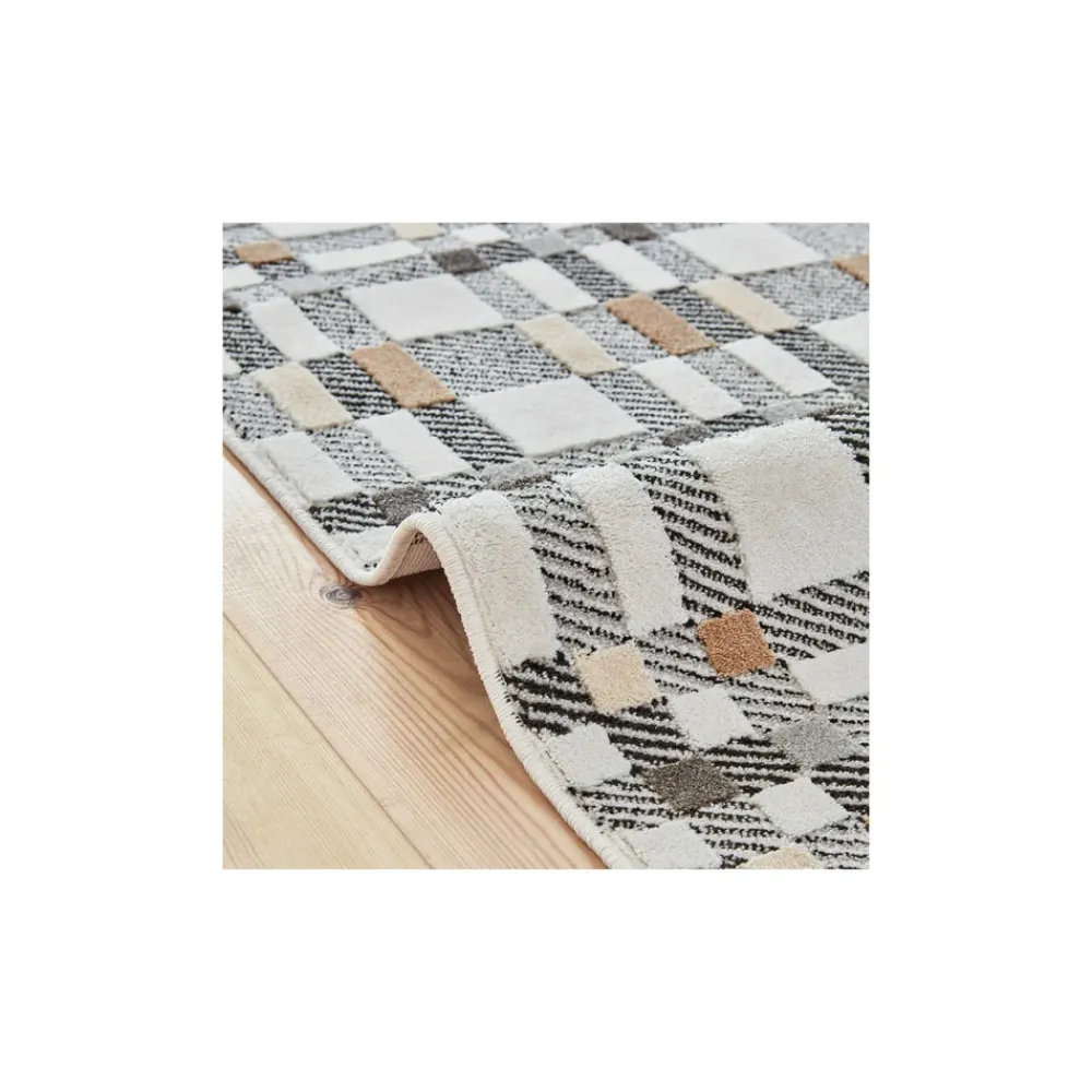 Karaca Kaşmir Tartans Teppich 200 cm x 290 cm Beıge01 Discount