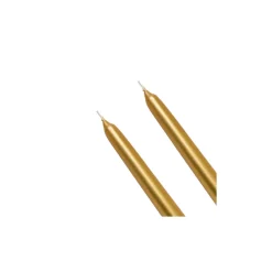 Karaca 2 Stück en Kerze 24 cm Gold Discount