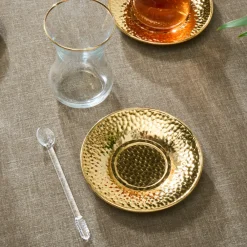 Karaca Ada 18-teiliges Teeservice für 6 Personen Gold Discount