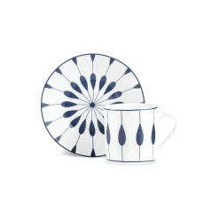Karaca Ahenk 12-teiliges Bone China Espresso Türkisch-Kaffeetassen-Set für 6 Personen, 80 ml, Mehrfarbig Multıfarben Hot