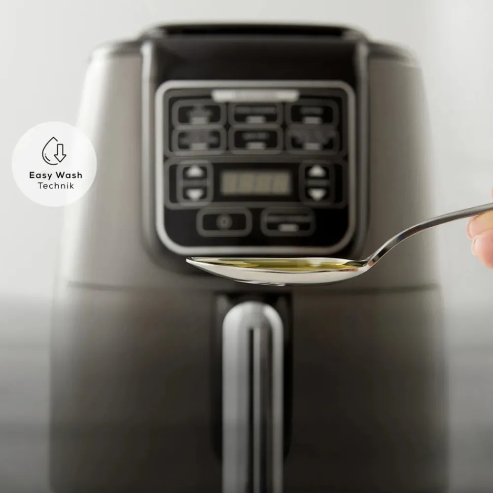 Karaca Air Cook XL 2 in 1 Airfryer , 4L, 1550W Space Grau Schwarz Best