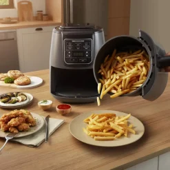 Karaca Air Cook XL 2 in 1 Heißluftfritteuse Starlight, 4L, 1550W Sternenlıcht Best