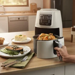 Karaca Air Cook XL 2 in 1 Heißluftfritteuse Starlight, 4L, 1550W Sternenlıcht Best