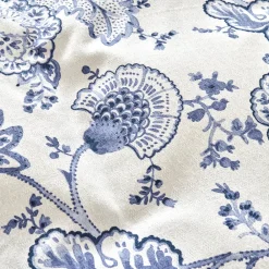 Karaca Amar Blau 100% Baumwolle Doppeltes Bettbezugs-Set Blue Hot