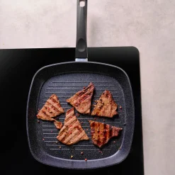 Karaca Aqua Granit Grillpfanne 28 cm Blau01 Hot