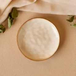 Karaca Aria Dessert-/Beilagenteller mit Reaktivglasur, 16 cm, Beige Discount