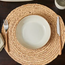 Karaca Aria Reactive Glaze Tiefer Teller, 20 cm, Beige Beıge01 Sale