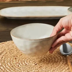 Karaca Aria Reactive Glaze Suppenschale, 15,5 cm, Beige Beıge01 Clearance