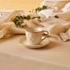 Karaca Aria Teetasse mit Untertasse mit Reaktivglasur, 230 ml, Beige Outlet