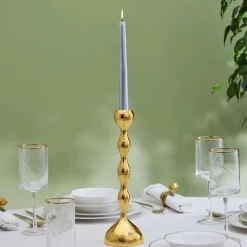 Karaca Arlen Kerzenständer Gold 27 cm New