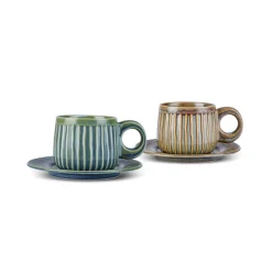 Karaca Arthur Grün & Blau Teetasse, 260 ml Beıge Grün Online