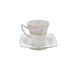 Karaca Autumn 12 Teilige Für 6 Personen Mochatassen-Espressotassen Porzellan Weıß01 Discount