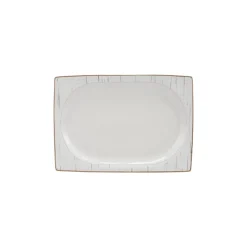 Karaca Batik Cream 60-teiliges Tafelgeschirr-Set für 12 Personen Quadrat Gold Discount