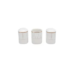 Karaca Batik Cream 60-teiliges Tafelgeschirr-Set für 12 Personen Quadrat Gold Discount