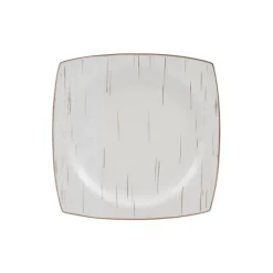 Karaca Batik Cream 60-teiliges Tafelgeschirr-Set für 12 Personen Quadrat Gold Discount