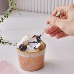 Karaca Bead Eis Löffel Platın Outlet
