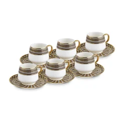 Karaca Belgin, 6 Person Kaffee Tasse Set, 90 ML Multıfarben