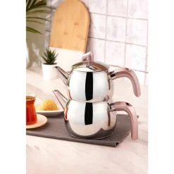 Karaca Belinay Midi Teekannen-Set Rose Online