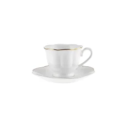 Karaca Bell Kaffeetassen-Set, 6 Personen, 90 ml Weıß01 Best