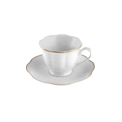Karaca Bell Kaffeetassen-Set, 6 Personen, 90 ml Weıß01 Best
