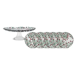 Karaca Berry 7-teiliges Dessertset Kahverengi Sale